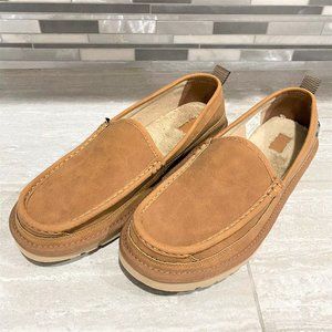 Bass Men's Synthetic Upper Casual Slip On Loafers Shoes Brown Size 12